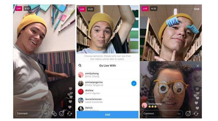 Instagram, Instagram new feature, live on Instagram, Instagram live with friends, Instagram photo sharing, Instagram stories, pop-up, status bar, Instagram live video, Instagram update, Instagram news