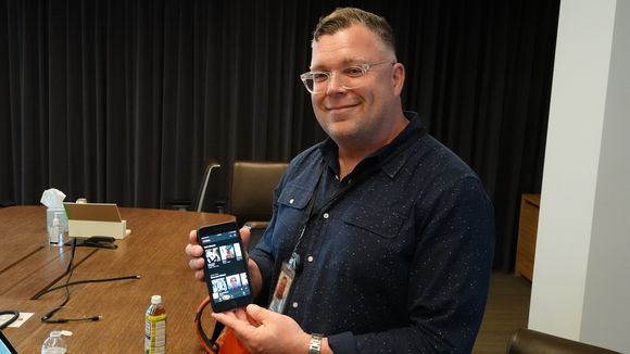 YouTube exec T. Jay Fowler shows off the new YouTube